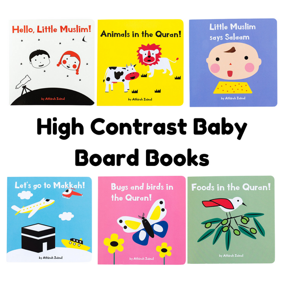 Oliek High Contrast Baby Board Book Series
